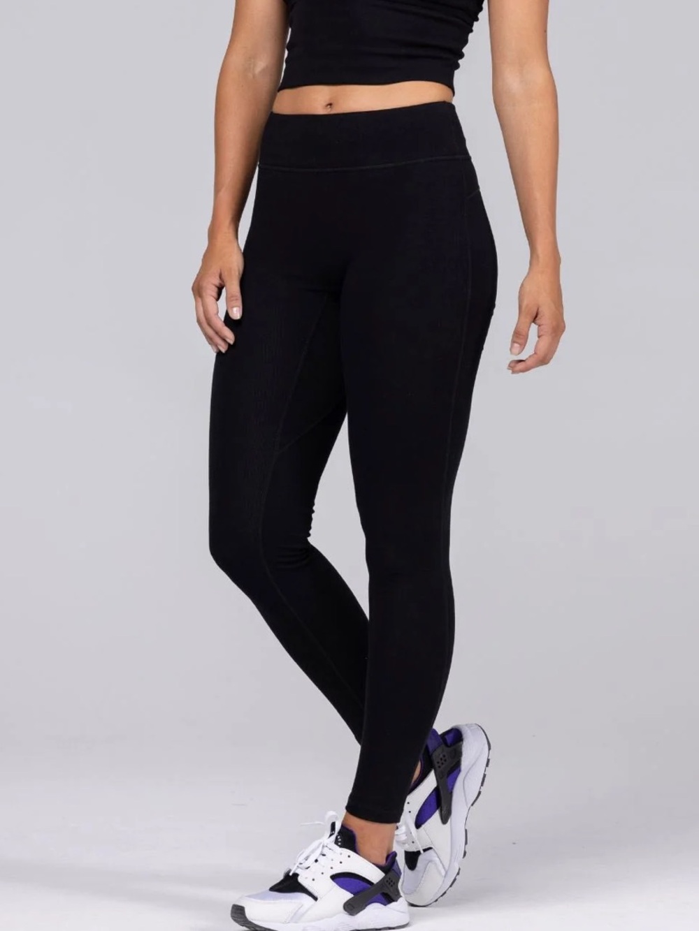 New All wear Bamboo Leggings Black
